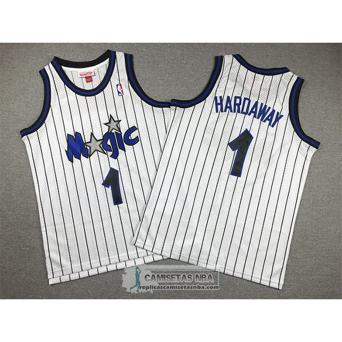 Camiseta Nino Orlando Magic Penny Hardaway NO 1 Mitchell & Ness 1993-94 Blanco